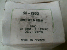 Load image into Gallery viewer, WHITE RODGERS STEVECO 90-290Q RBM TYPE 84 RELAY 8A 125VAC -FREE SHIPPING