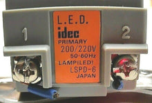 Load image into Gallery viewer, IDEC PRIMARY LSPD-6 PILOT LIGHT WHITE 200/220V 50-60HZ LAMP-LED (16Y20H) *FRSHP