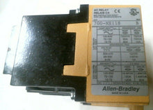 Load image into Gallery viewer, AB ROCKWELL 700-NX118 DIRECT DRIVE AC RELAY SER.B 120V -FREE SHIPPING
