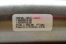 Load image into Gallery viewer, PARKER SCHRADER BELLOWS 1.50DSR12.00 PNEUMATIC CYLINDER 1.5" BORE 12" STROKE *FS