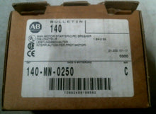 Load image into Gallery viewer, AB ROCKWELL 140-MN-0250 MANUAL MOTOR STARTER CIRCUIT BREAKER SER.C -FREE SHIP