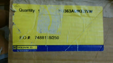 Load image into Gallery viewer, SQUARE D HU363AWKEI2VW SAFETY SWITCH ENCLOSED SINGLE THROW 100A 600V -FREE SHIP