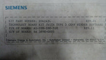 Load image into Gallery viewer, SIEMENS A1-108-100-518 TECH BOARD KIT W/TYPE 3 CEMF WINDER SW Z06243L -FREE SHIP