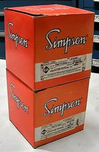 Load image into Gallery viewer, SIMPSON (MODEL 1327) 100-0-100 DC ARMATURE AMPS / 50-0-50mV OLD STOCK *FREE SHIP