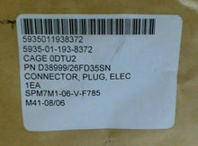 Load image into Gallery viewer, LOT/2 BJG ELECTRONICS D38999/26FD5SN ELECTRICAL PLUG CONNECTOR *FREE SHIPPING*