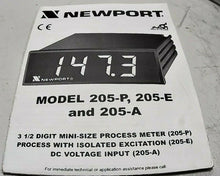 Load image into Gallery viewer, NEWPORT ELECTRONICS 205-PV4,R,C2 -999 COUNT INDICATOR W/FULL SZ DIGITS 0-10V *FS