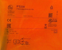 Load image into Gallery viewer, LOT/2 EFECTOR IFM IFB3004BAPKG/M/US-104-IFS206 INDUCTIVE SENSOR N.C. SEALED *FS*