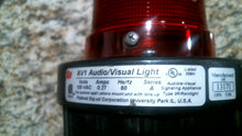 Load image into Gallery viewer, FERDERAL SIGNAL CORP. AV1 AUDIO/VISUAL LIGHT RED 3R RAINTIGHT -FREE SHIPPING