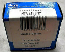 Load image into Gallery viewer, LOT/11 JTEKT KOYO SEIKO NTA-411 ;L001 THRUST NEEDLE ROLLER BEARING *FREE SHIP*