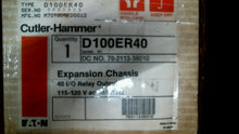 Load image into Gallery viewer, EATON D100ER40 EXPANSION CHASSIS 40 I/O RELAY OUTPUT 120VAC 60HZ -FREE SHIPPING