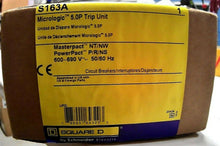 Load image into Gallery viewer, SCHNEIDER ELECT SQUARE D S163A CIRCUIT BREAKER MICROLOGIC 5.0P TRIP UNIT *FRSHP*