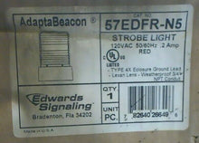 Load image into Gallery viewer, UTC EDWARDS 57EDFR-N5 DOUBLE FLASH STROBE LIGHT HEAVY-DUTY 120VAC 0.2A *FREESHIP