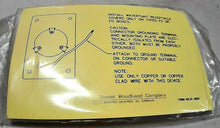 Load image into Gallery viewer, WOODHEAD MOLEX 1301550109 CAT#8703 WEATHERPROOF RECEPTACLE COVER SIZE B *FR SHIP