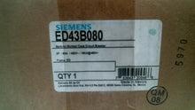 Load image into Gallery viewer, SIEMENS ED43B080 SENTRON MOLDED CASE CIRCUIT BREAKER 3P 80A 480V -FREE SHIPPING