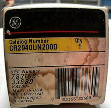 Load image into Gallery viewer, GE GENERAL ELECTRIC CR2940 UN 200D SELECTOR SWITCH KEY OPER 2POS KEY *FREE SHIP*