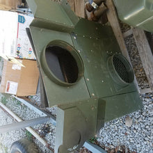 Load image into Gallery viewer, Space Heater 4-168150 Hunter Multifuel, With Blower, 60,000 BTU/Hr. Great shape