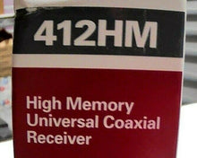 Load image into Gallery viewer, LIFTMASTER 412HM RECEIVER RADIO FORMAT REMOTE ANTENNA HI MEMORY/COAXIAL *FR SHIP