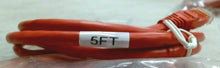 Load image into Gallery viewer, LOT/2 C2G 31345 ENET CABLE SNAGLESS UNSHIELDED UTP 5' CAT6 NETWORK PATCH RED *FS