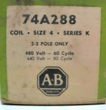 Load image into Gallery viewer, AB ROCKWELL 74A288 STARTER/CONTACTOR COIL SZ 4 SER K 440/480V 50/60HZ *FREE SHIP
