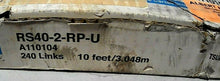 Load image into Gallery viewer, TSUBAKI RS40-2-RP-U (A110104) 240 LINKS 10 FT ROLLER CHAIN *FREE SHIPPING*