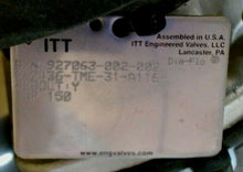 Load image into Gallery viewer, ITT WEIR 2-2436-TME-31-A116-SSBOLT:Y DIA-FLO DIAPHRAM VALVE SOLID PVC 2" *FRSHIP