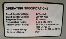 Load image into Gallery viewer, BANNER MM-FM-2A MACHINE SAFETY RELAY (GRN) 24VAC/DC 250MA MAX 4A RESIST. LOAD FS