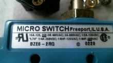 Load image into Gallery viewer, HONEYWELL BZE6-2RQ MICRO SWITCH 15A 480VAC 1/4HP -FREE SHIPPING