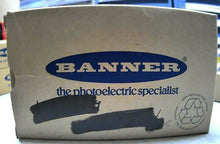 Load image into Gallery viewer, BANNER D10DPFPQ FIBER OPTIC SENSOR DUAL DISCRETE OUTPUT (62383) 12-24VDC *FRSHIP