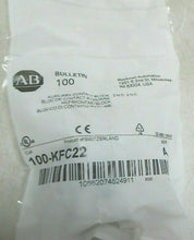 Load image into Gallery viewer, LOT/2 AB ROCKWELL 100-KFC22 AUXILIARY CONTACT FRT MOUNT 2 N.O. 2 N.C. SEALED *FS