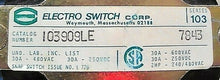 Load image into Gallery viewer, ELECTRO SWITCH 103909LE (4943) SERIES 103 ROTARY SWITCH *FREE SHIPPING*