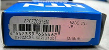 Load image into Gallery viewer, LOT/10 NTN BEARING 626ZZ-C3/EM (5U593) DEEP GRVE RADIAL BALL BEARING 1/4" ID *FS