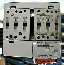 Load image into Gallery viewer, EATON CUTLER HAMMER N04NCS1X3N REVERSING CONTACTOR W/N03NCXCXNN -FREE SHIPPING