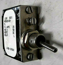 Load image into Gallery viewer, SENSATA AIRPAX M55629/20-TL TOGGLE SWITCH CIRCUIT BREAKER 25A 50V MAX *FR SHIP*