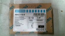 Load image into Gallery viewer, SIEMENS 5SX2-110-8 CIRCUIT BREAKER 10A 1P 230-400VAC -FREE SHIPPING