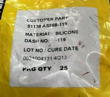 Load image into Gallery viewer, PARKER S1138 AS568-119 SILICONE O-RING PACK- 19 QTY *FREE SHIPPING*