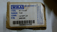 Load image into Gallery viewer, WIKAI 9851925 INDUSTRIAL PRESSURE GAUGE 1/4"NPT LM 3PSI 611.10 2,5" -FREE SHIP