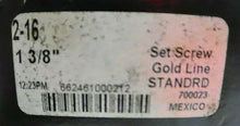 Load image into Gallery viewer, REGAL BELOIT SEALMASTER 2-16 BALL INSERT BEARING 1-3/8" ID STD DUTY SET SCRW *FS