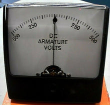 Load image into Gallery viewer, SIMPSON (MOD 1327) 500-0-500 DC ARMATURE VOLTS / 500VDC-0-500 OLD STOCK *FRSHIP