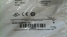 Load image into Gallery viewer, AB ROCKWELL 42JS-P2MPA2-Y4 POLARIZED RETROREFLECTIVE SENSOR *FREE SHIPPING