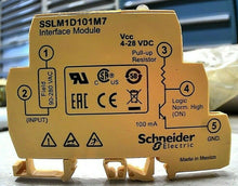 Load image into Gallery viewer, SCHNEIDER ELECTRIC SQUARE D SSLM1D101M7 SSR INPUT MODULE DC LOAD NEG LOGIC *FSHP