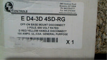 Load image into Gallery viewer, EEC ED4-3D-4SD-RG OFF/ON BASE MOUNT W/RED & YELLOW HAND. DISCONNECT-FREE SHIPPIN