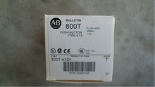 Load image into Gallery viewer, ALLEN BRADLEY 800T-A1D1 GREEN FLUSH HEAD PUSH BUTTON SER.T - FREE SHIPPING