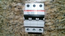 Load image into Gallery viewer, ABB S203-K15A MINI CICUIT BREAKER 3 Pole, 480VAC, 10A -FREE SHIPPING