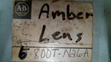 Load image into Gallery viewer, ALLEN-BRADLEY 800T-N26A PILOT LIGHT ACRYLIC LENS AMBER SER.C LOT/6 -FREE SHIP