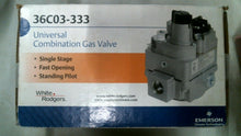 Load image into Gallery viewer, EMERSON WHITE RODGERS 36C03-333 UNIVERSAL COMBO GAS VALUE 1/2" x 3/4" -FREE SHIP