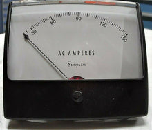 Load image into Gallery viewer, SIMPSON ELECTRIC MODEL 1359 PANEL METER 0-150 A.C. AMP (5 IN DISPLAY) *FREESHIP*