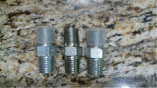 Load image into Gallery viewer, DYNAFLO HEX NIPPLE 1/4" MALE NPT x 1/4" MALE HIGH PRESS. LOT/3 -FREE SHIPPING
