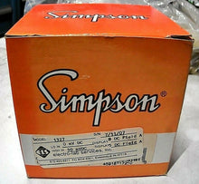 Load image into Gallery viewer, SIMPSON MODEL 1327 0-50 mVDC *FREE SHIPPING*