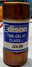 Load image into Gallery viewer, BUSSMANN EDISON JDL-60 FUSE CURRENT-LIMITING TIMEDELAY CLASS J 60A TESTED *FRSHP