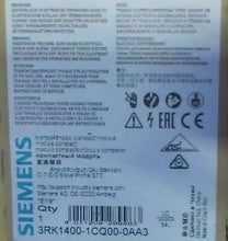 Load image into Gallery viewer, SIEMENS 3RK1400-1CQ00-0AA3 COMPACT MODULE 4 I/OUTPUT 2A 24VDC -FREE SHIPPING